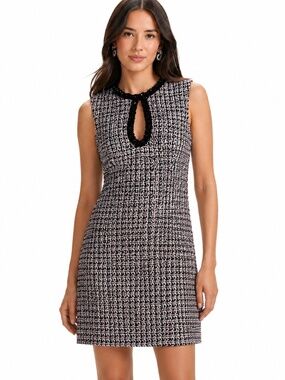 Self-Portrait‎ - Paillette-Embellished Bouclé Dress